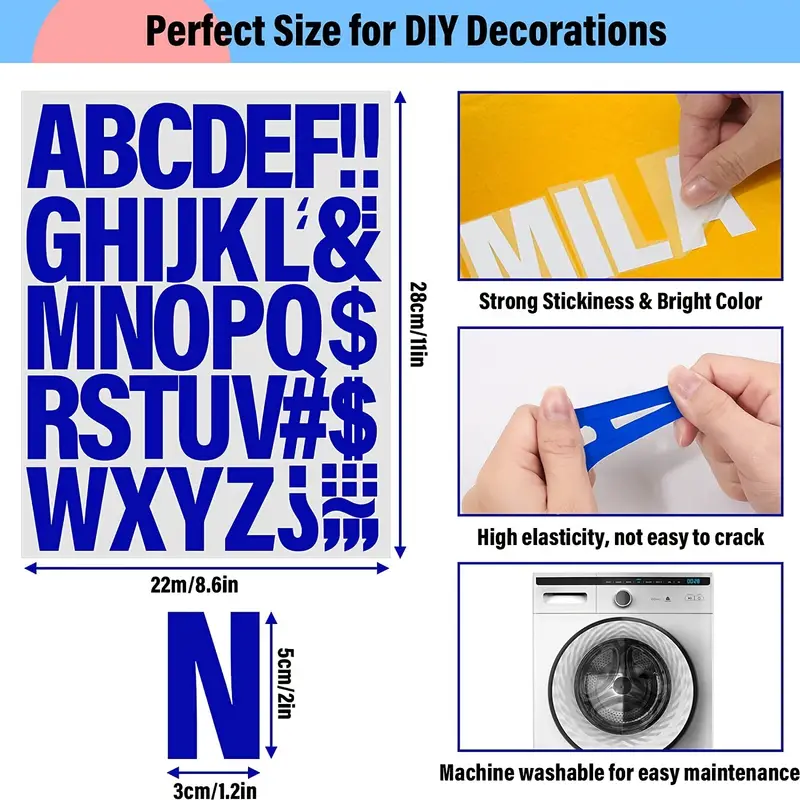 Clothes Iron on Letters 7 Colors Heat Transfer Letter - Temu