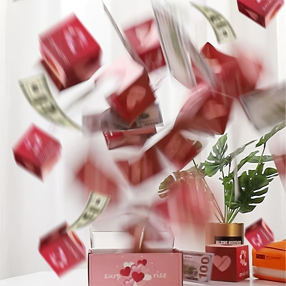 Surprise Gift Box Explosion For Money 12 Bounces Creating - Temu