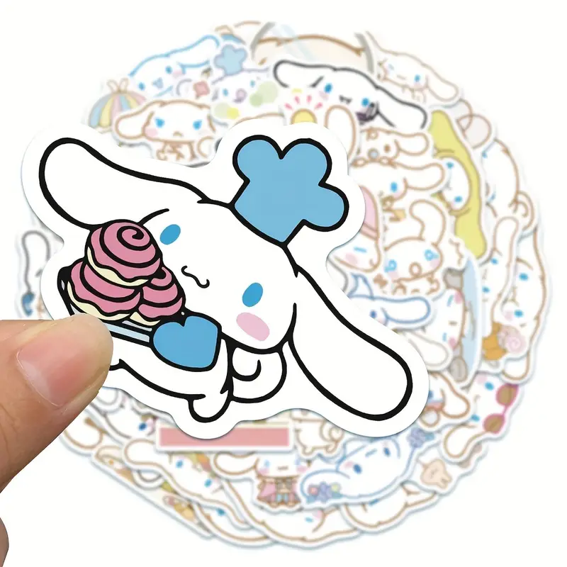 Cute Kuromi Cinnamoroll Melody Sticker Hello Kitty - Temu