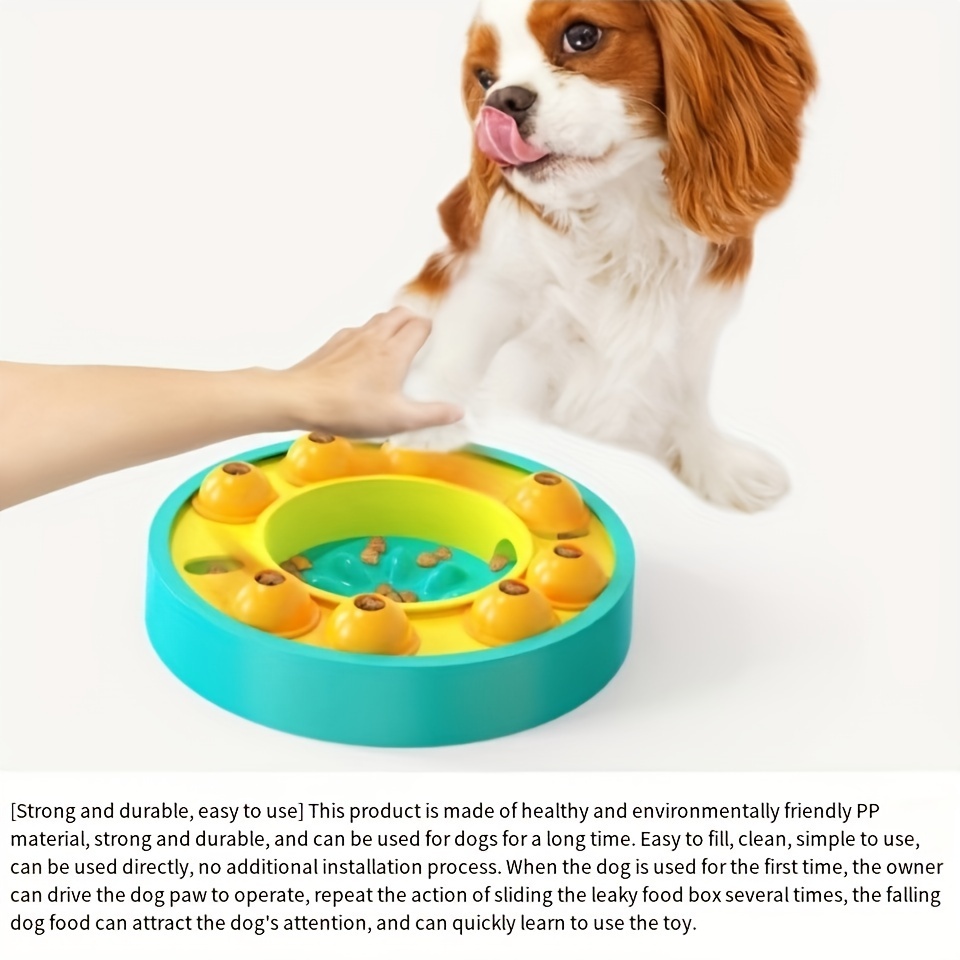 LEEDOAR New Style Dog Treat Puzzle Toys Interactive Treat Food Dispenser  Robot Wheel Slow Feeder Toys for Small Medium Dogs Play - AliExpress