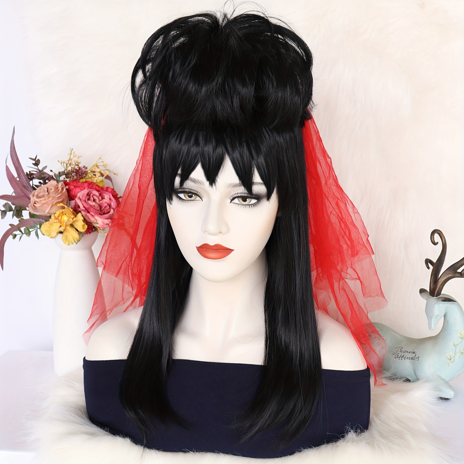 Black party outlet wig