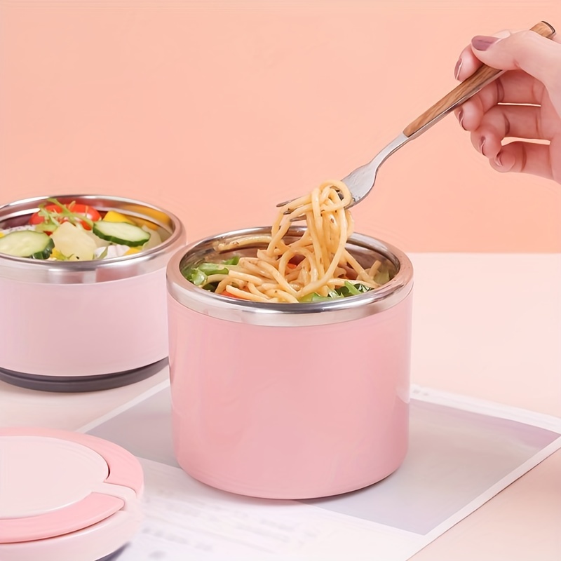 Soup Cup With Handle, Bento Box For Adults/teens, Thermal For Hot Food,  Large Capacity Insulated Food Jar, Vacuum Stainless Steel Leakproof Soup  Container, Heat And Cold Retention, Kitchen Accessories For Teenagers And