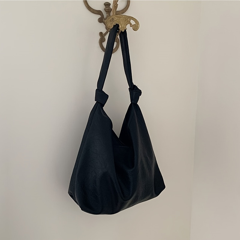 Large Capacity Soft PU Leather Handbag Lightweight Work Bag