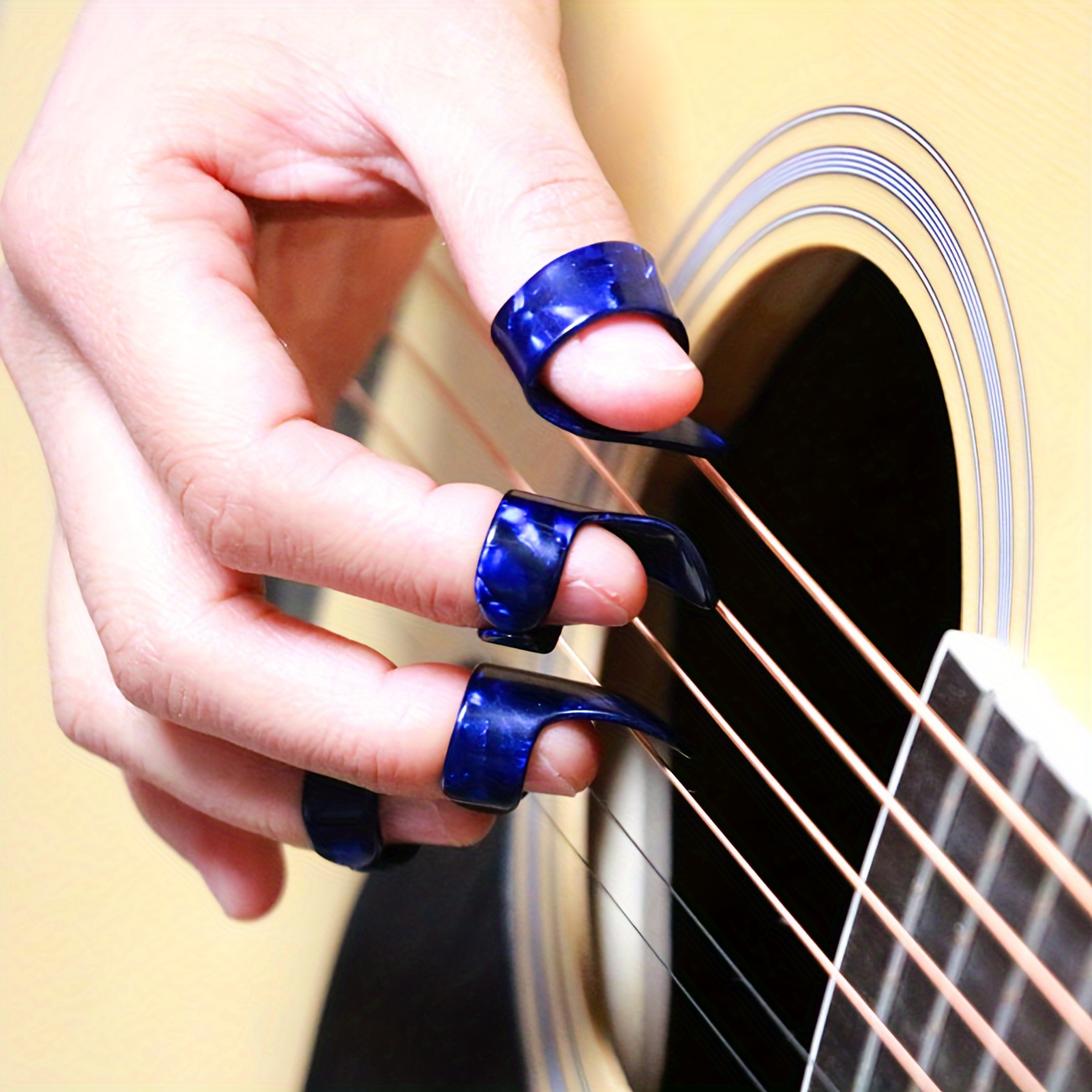 Stainless Steel Finger Slides: Enhance Your Guitar Playing - Temu