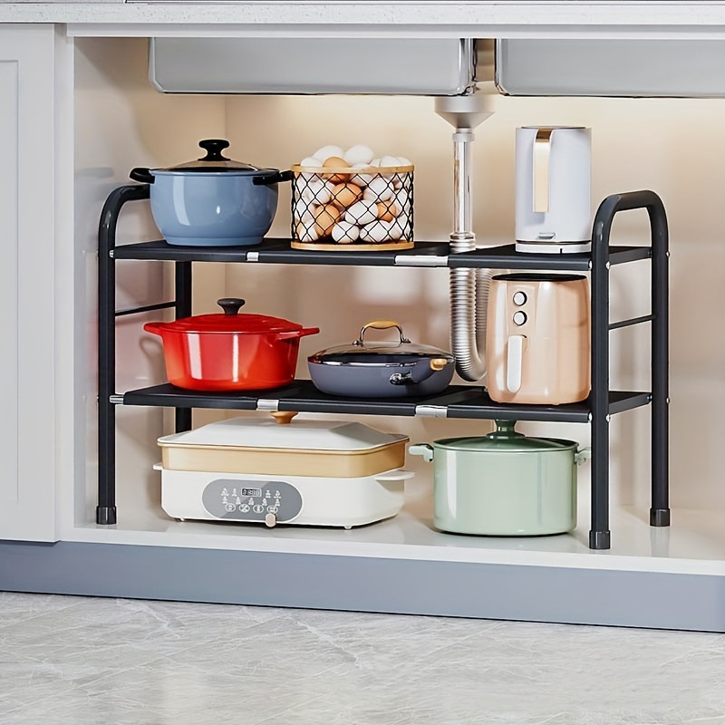 Maximize Kitchen Storage Space Adjustable Sink Organizer - Temu United  Kingdom