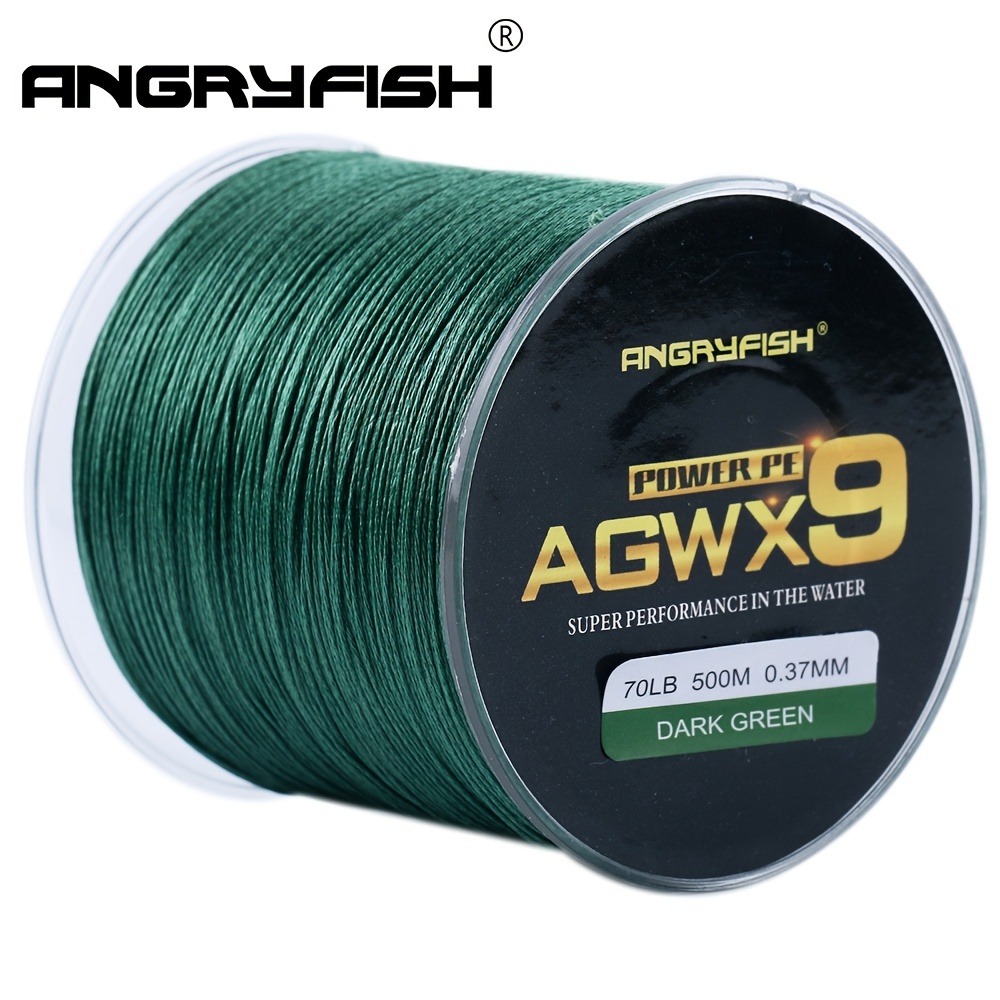 Angryfish Agwx9 Braided Fishing Line - Super Strong And Smooth