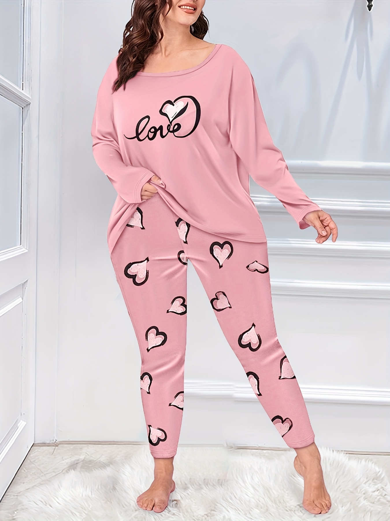 Pijama de dos piezas manga larga estampado para Mujer MICKEY MOUSE