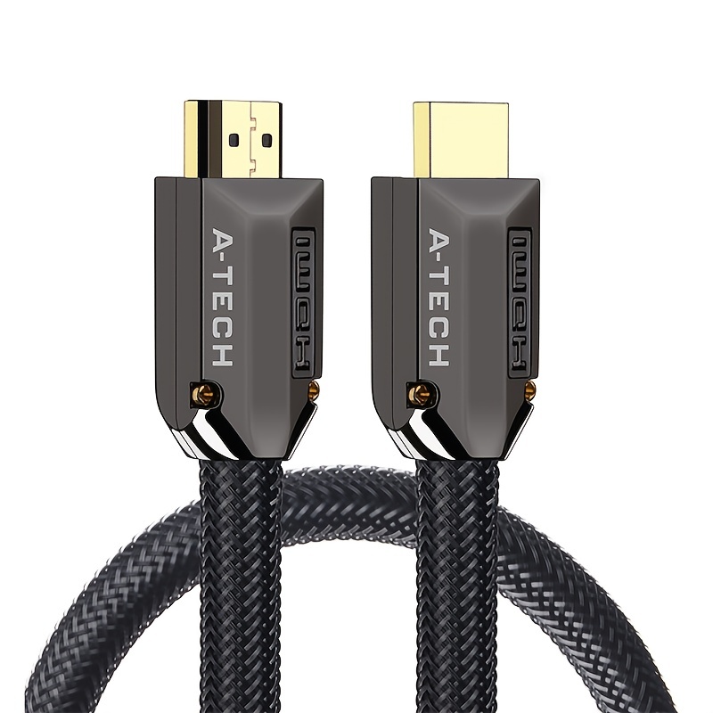 HDMI Cable 4K , 4K 120Hz(4:4:4, HDR10 ARC HDCP 2.3/2.2) 1440p 165Hz High  Speed Ultra HD Bi-Directional Cord 26AWG Compatible, 18Gbps High Speed HDMI  2