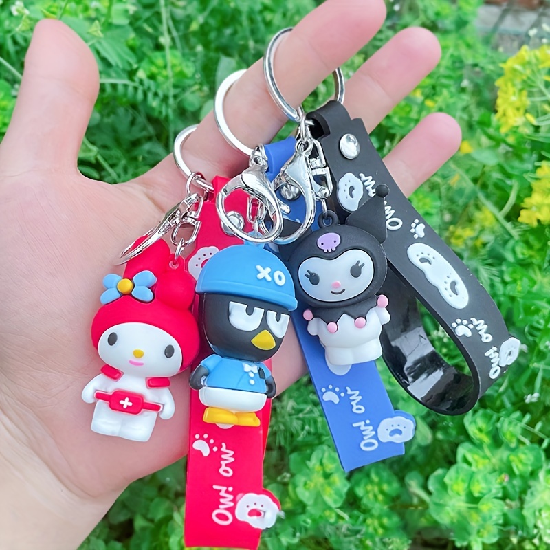 Cute Keychain Gift - Backpack Charms Couple Cartoon Bears Boy Girl Bag Keychains  Women Men Car Key Ring - Temu