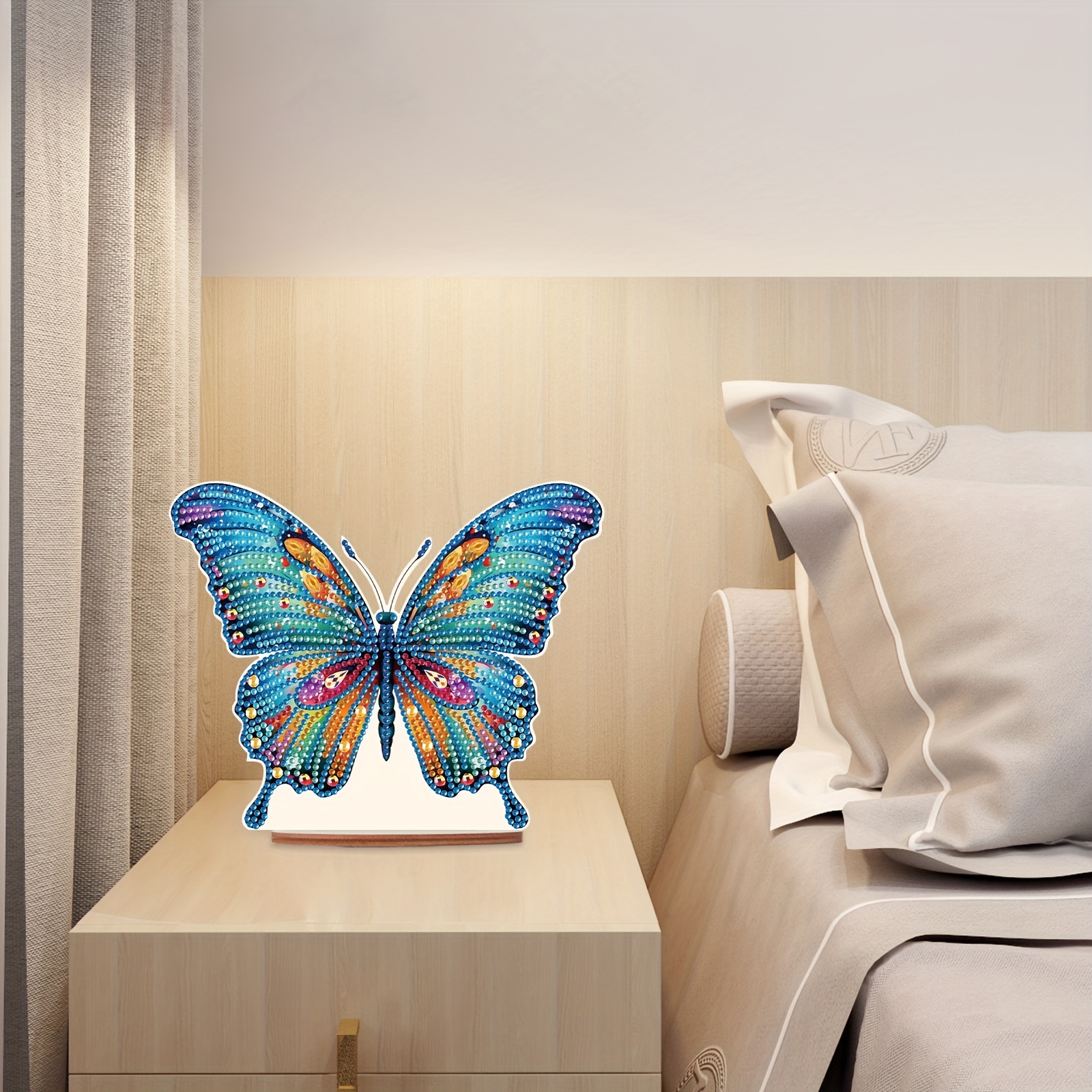 Decorative Butterfly Table Top Diamond Painting Kits,diy 5d Diamond Art  Christmas Decorations Ornaments For Xmas New Year Home Decoration Gift -  Temu Philippines