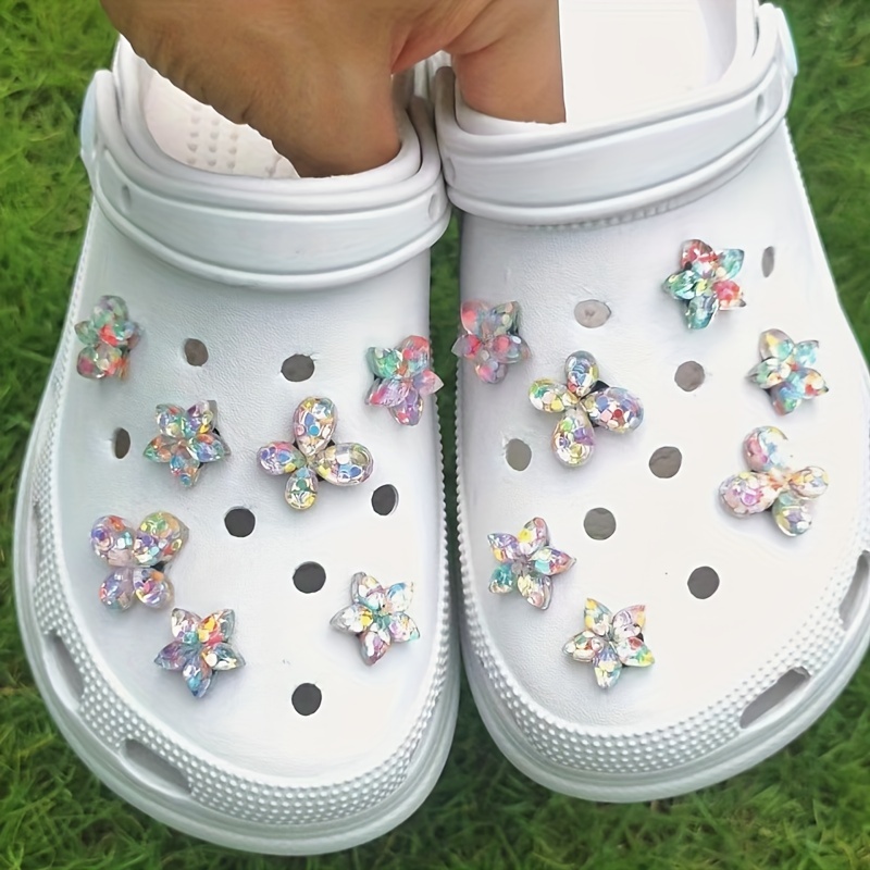 Cute Jelly Chain Croc Charms Designer DIY Shoes Accessories Clogs Buckle  Gift``i