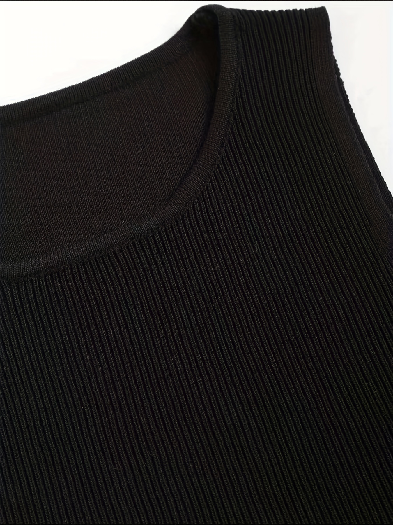 Solid Crop Top Beaded Detail Crew Neck