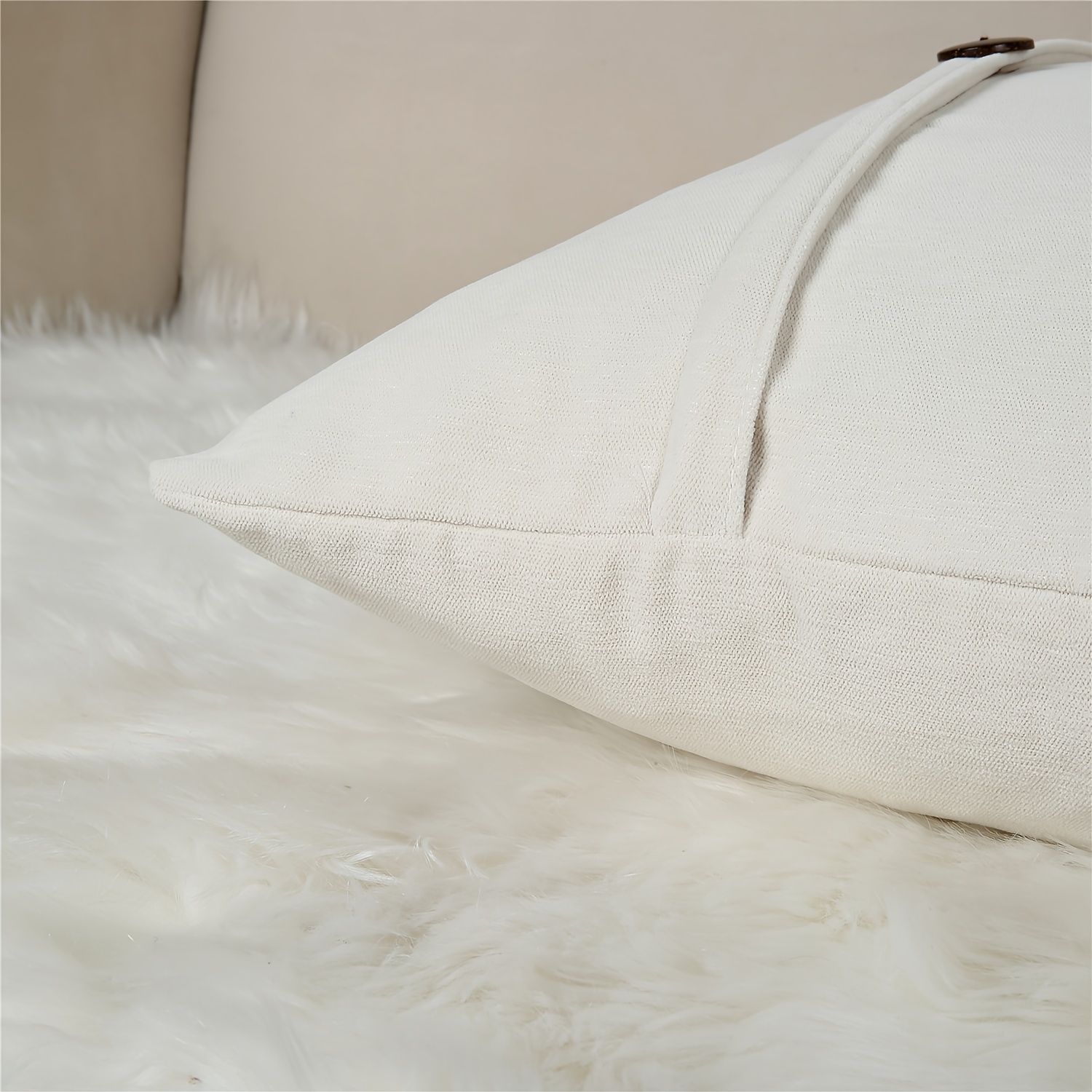 1pc White Bedding Pillow, Minimalist Pillow Insert, For Bedroom