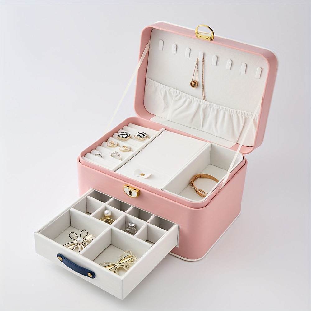Jewelry Organizer Wooden Jewelry Box Hand Jewelry Storage - Temu