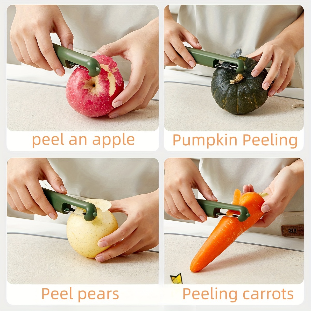 1pc Peeler Kitchen Gadget For Peeling Fruit And Vegetables Into