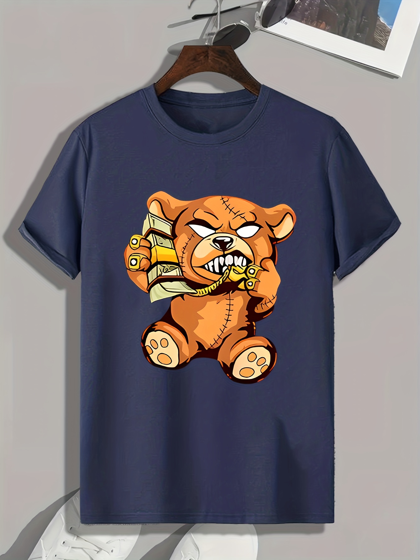 Bear Graphic T Shirt - Temu Canada
