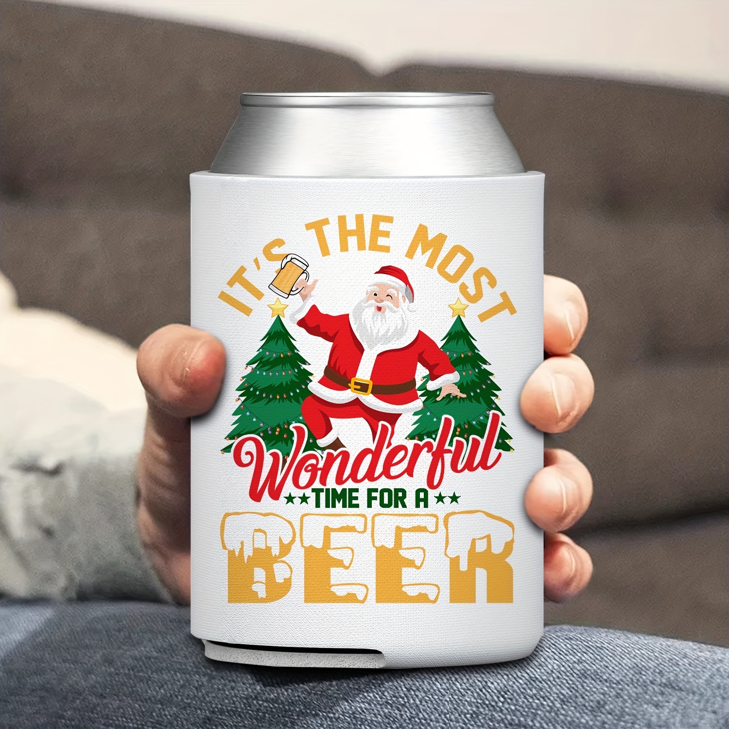 It's The Most Wonderful Time for a Beer (Red) / Can Cooler