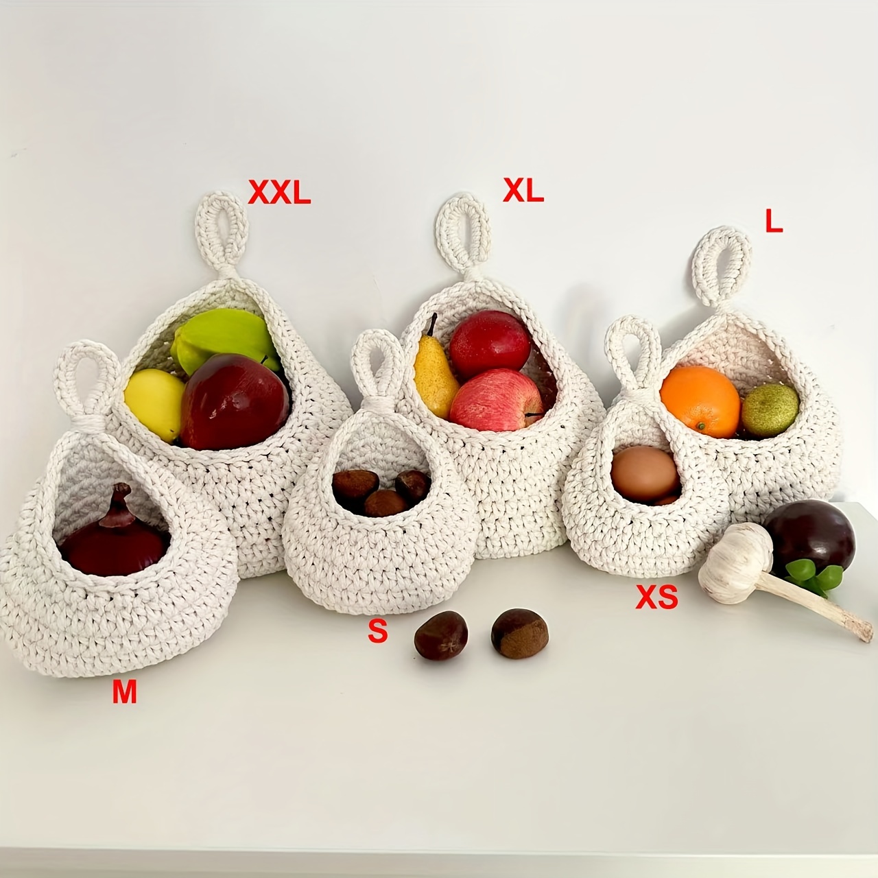 Teardrop Shaped Hanging Baskets Bohemian Style Kitchen Temu