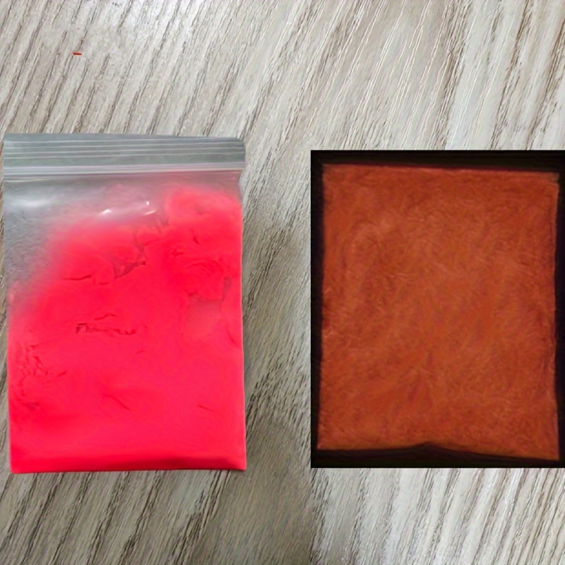 Red Glow in the Dark Powder