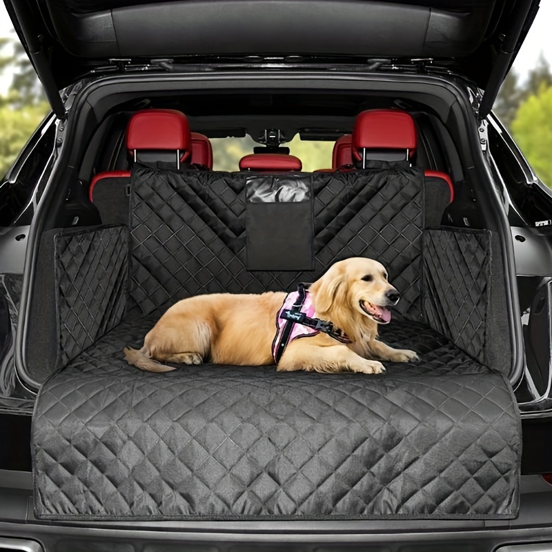 Funda para maletero de coche para perros - Protector de maletero y  parachoques - Funda resistente para coche para perros con solapa en el  parachoques - Impermeable y antideslizante