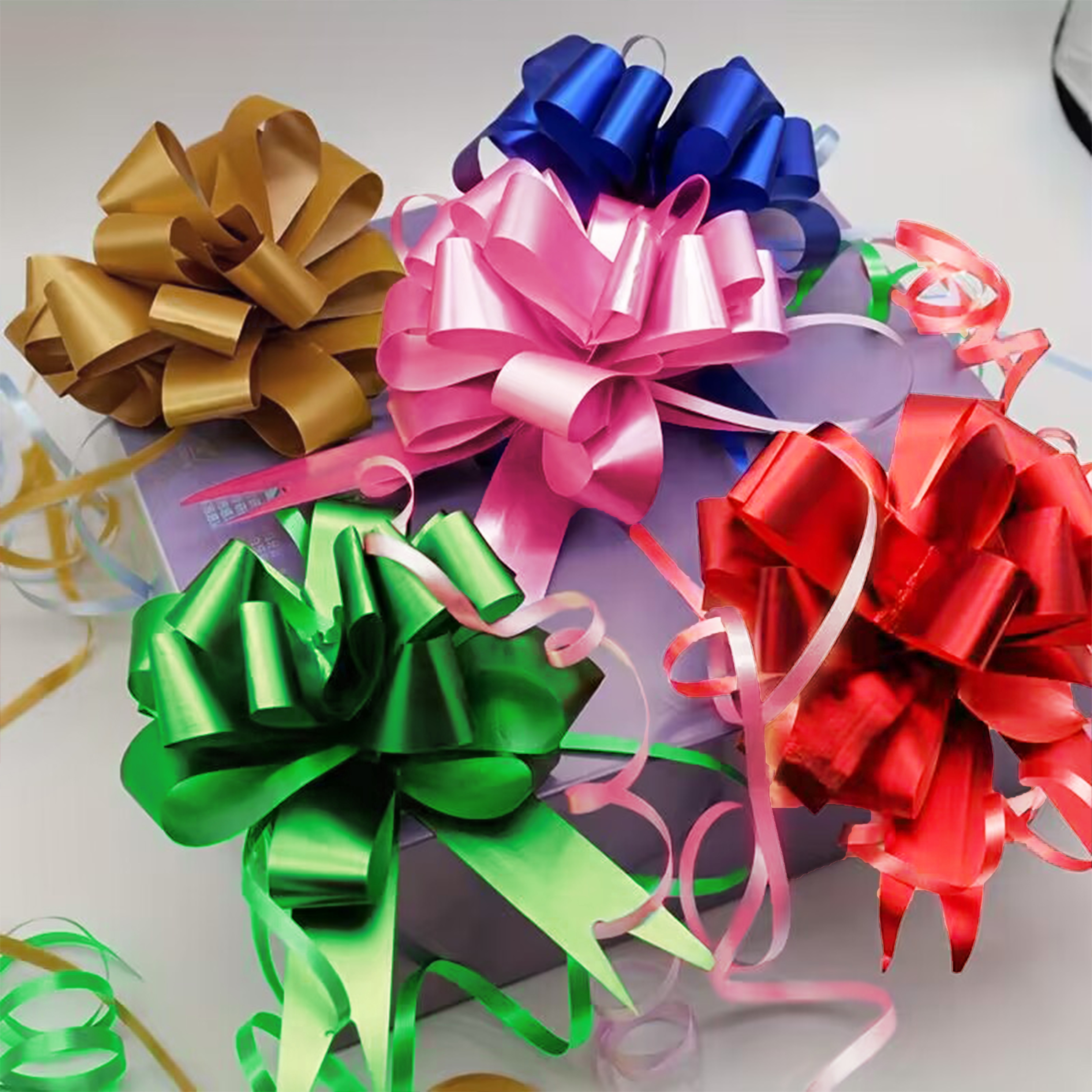 Wholesale wine bottle ribbon bow with elastic for Wrapping and Decorating  Presents 