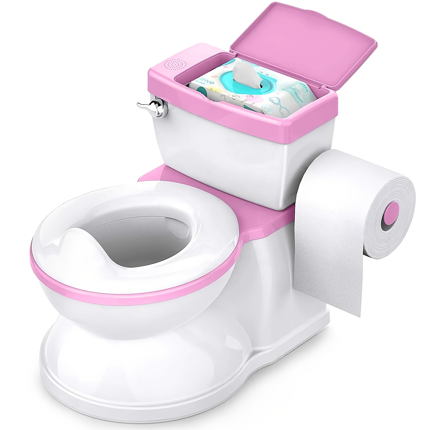 Real Potty Training Toilet Life like Flush Button Sound - Temu