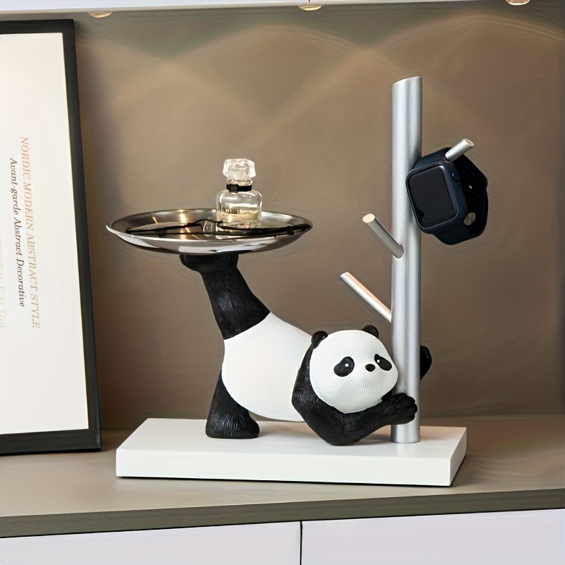 Panda Key Rack for Entryway Cute Panda Home Accessories