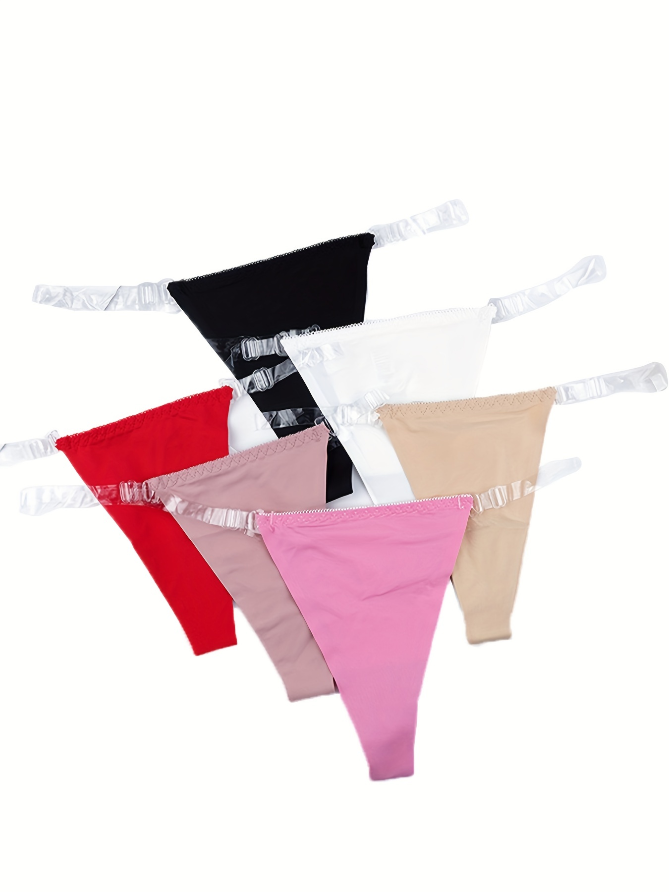 Women Panties Seamless Valentine Day Thongs For For Sex T Back Low Waisted  Stretch Straps Seamless Thongs Underwear 