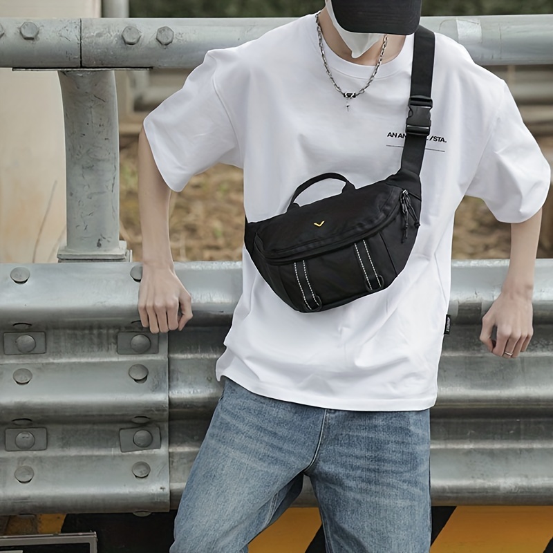Cross Body Bag Men's Shoulder Bag Lightweight Backpack Student