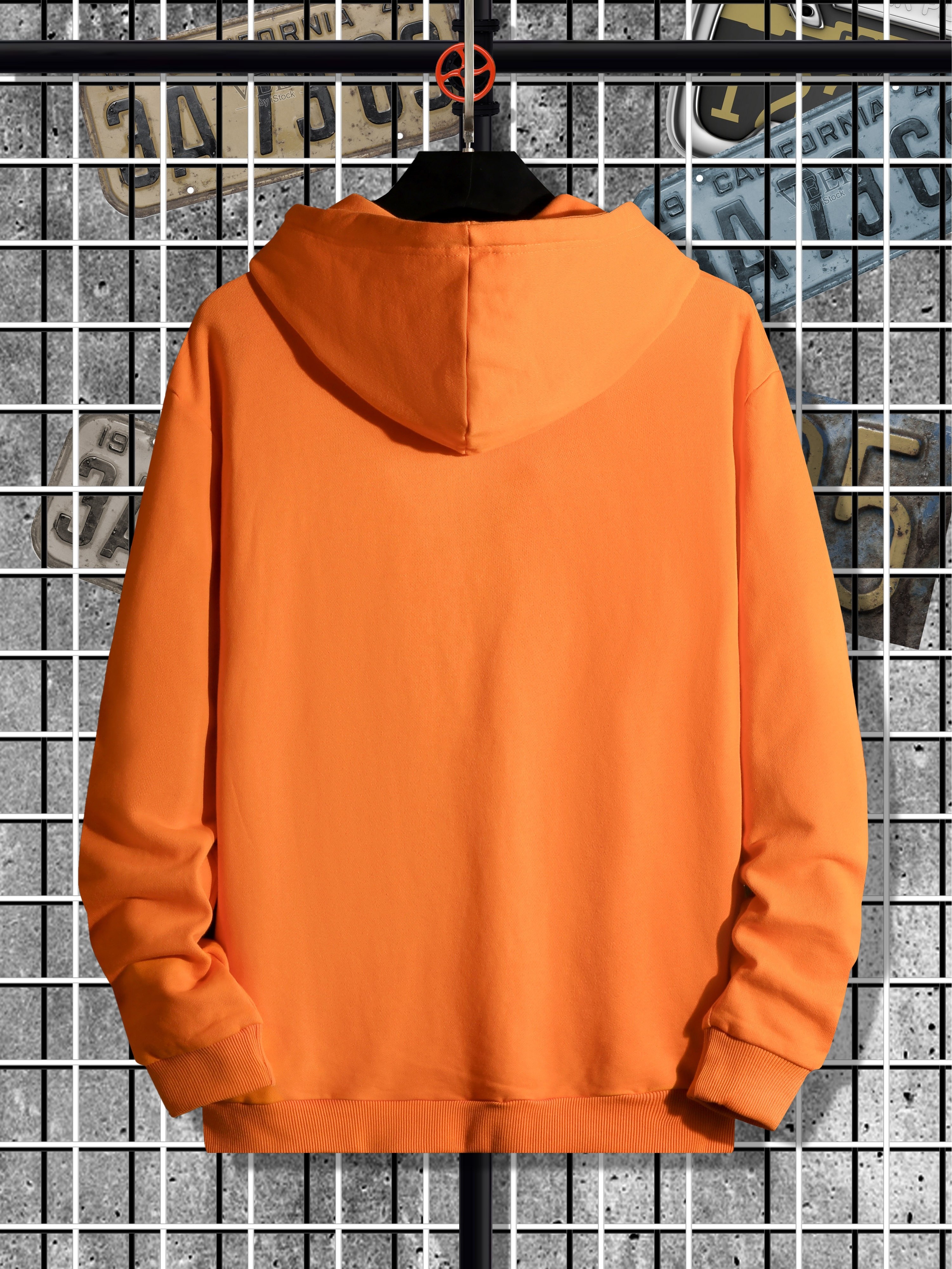 Men's Halloween Ghost Print Hoodie, Casual Loose Hooded Long Sleeve  Slightly Stretch Pullover Sweatshirt Top, Men's Clothings For Outdoor - Temu