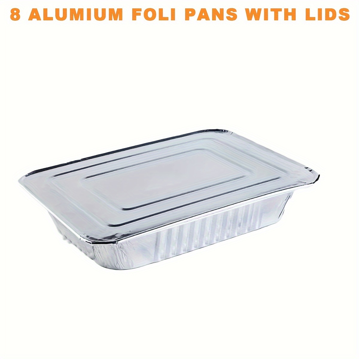 Aluminum Foil Disposable Steam Table Pan Lid 9 x 13 (Half Size)
