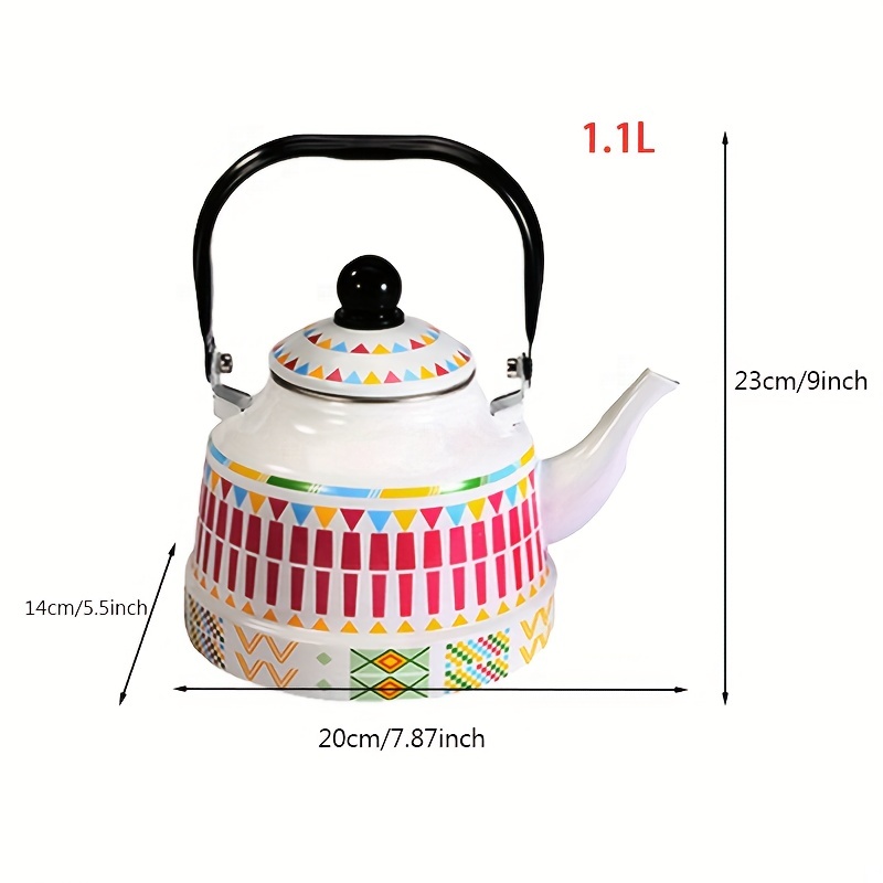 1.1L/1.7L/2.5L Porcelain Enameled Kettle Home Thickened Enamel