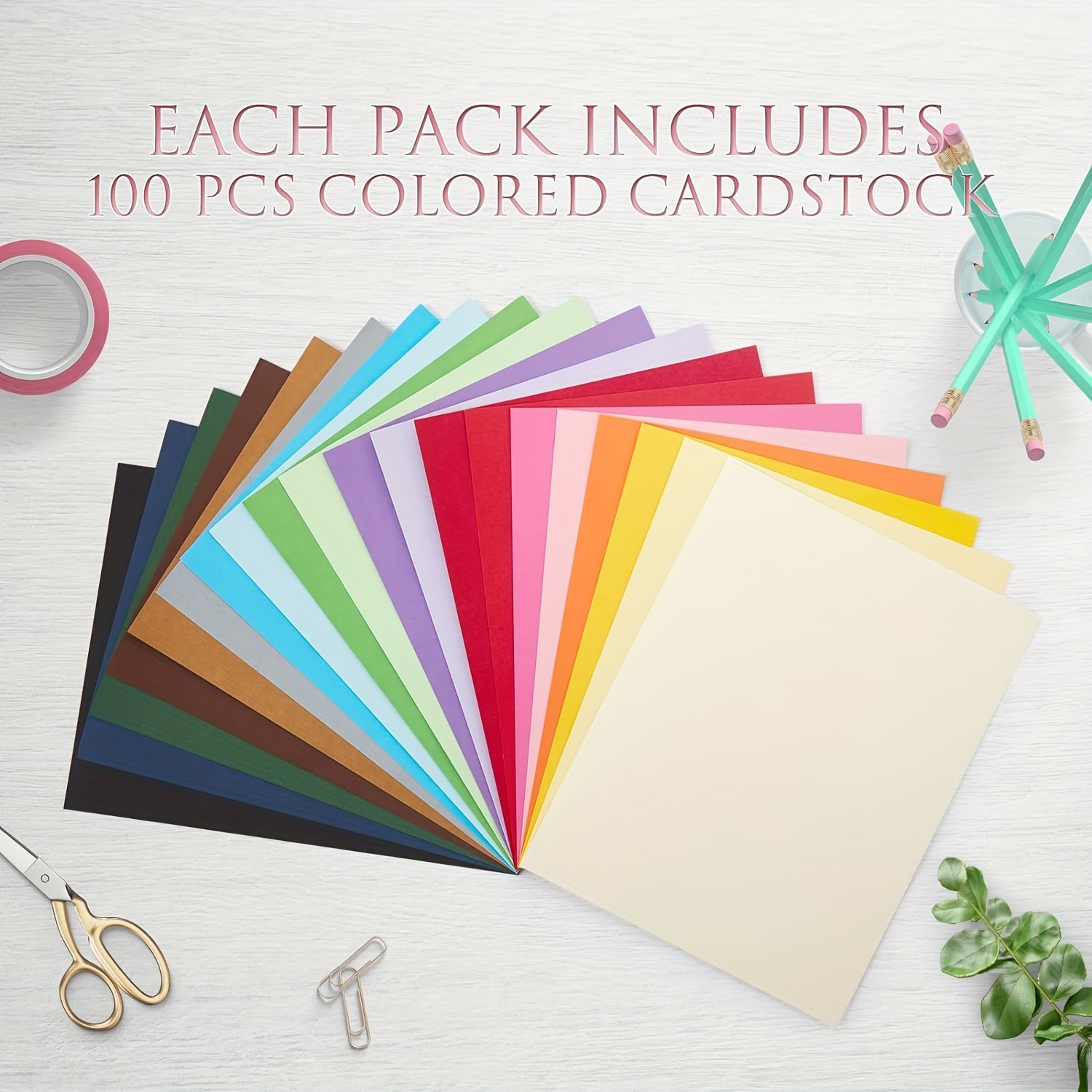 Colored Cardstock 20 Super Rainbow Colors 220gsm For Diy Art - Temu