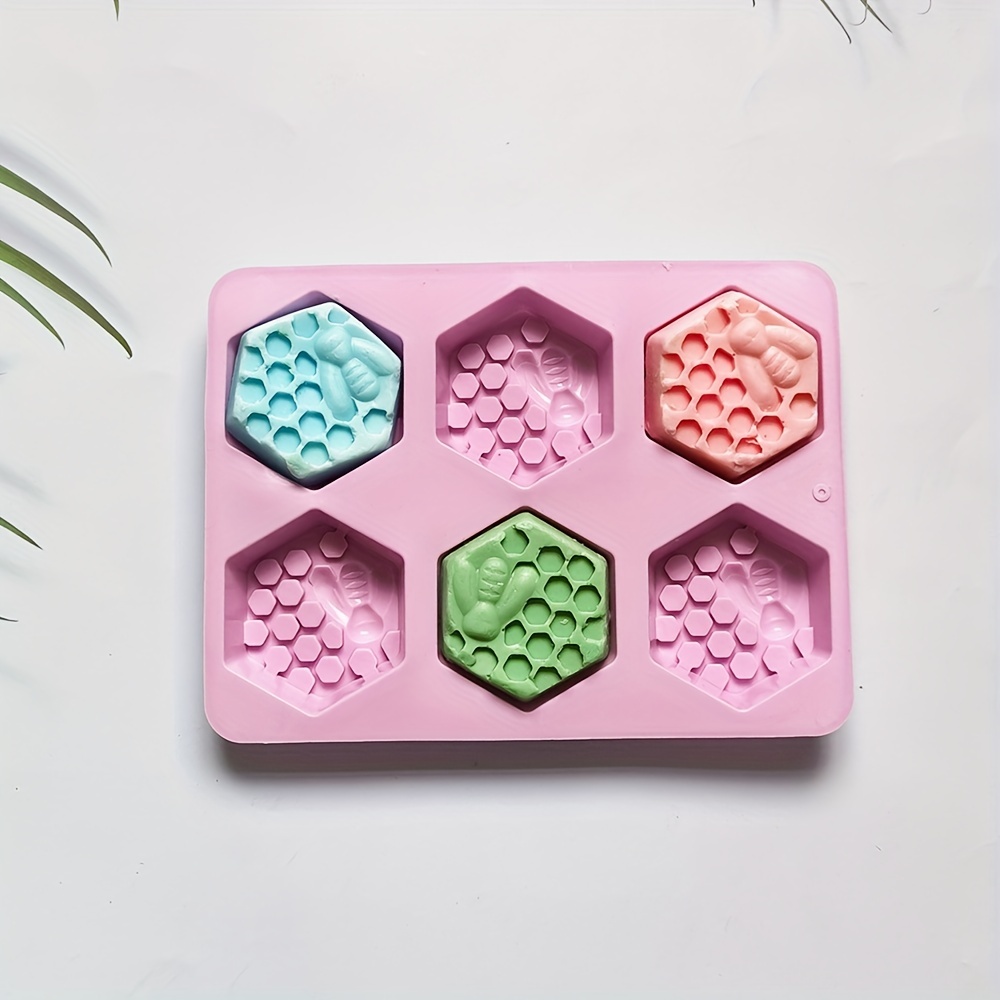 Mini Hexagon Shape Silicone Mold Soap Mold Silicone Molds Plaster Mold Ice Mold  Silicone Mold Chocolate Mold Candle Mold Bee Honeycomb Mold 