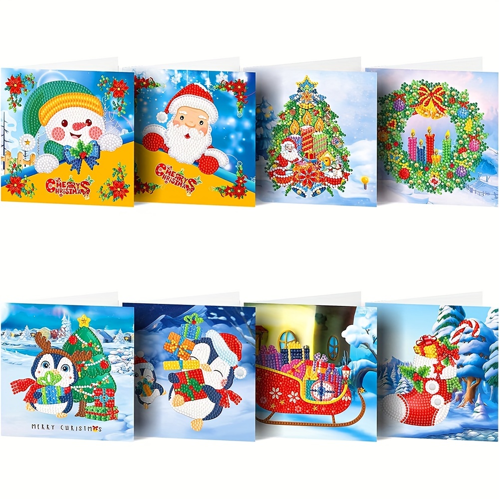 Christmas Diamond Painting Kits For Adults 5d Diy Christmas - Temu
