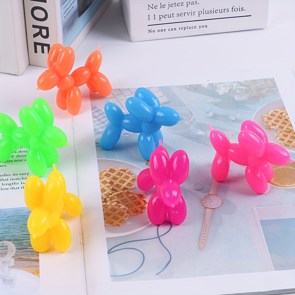 Plastic Stretching Balloon Dog Pipe Colorful Temu