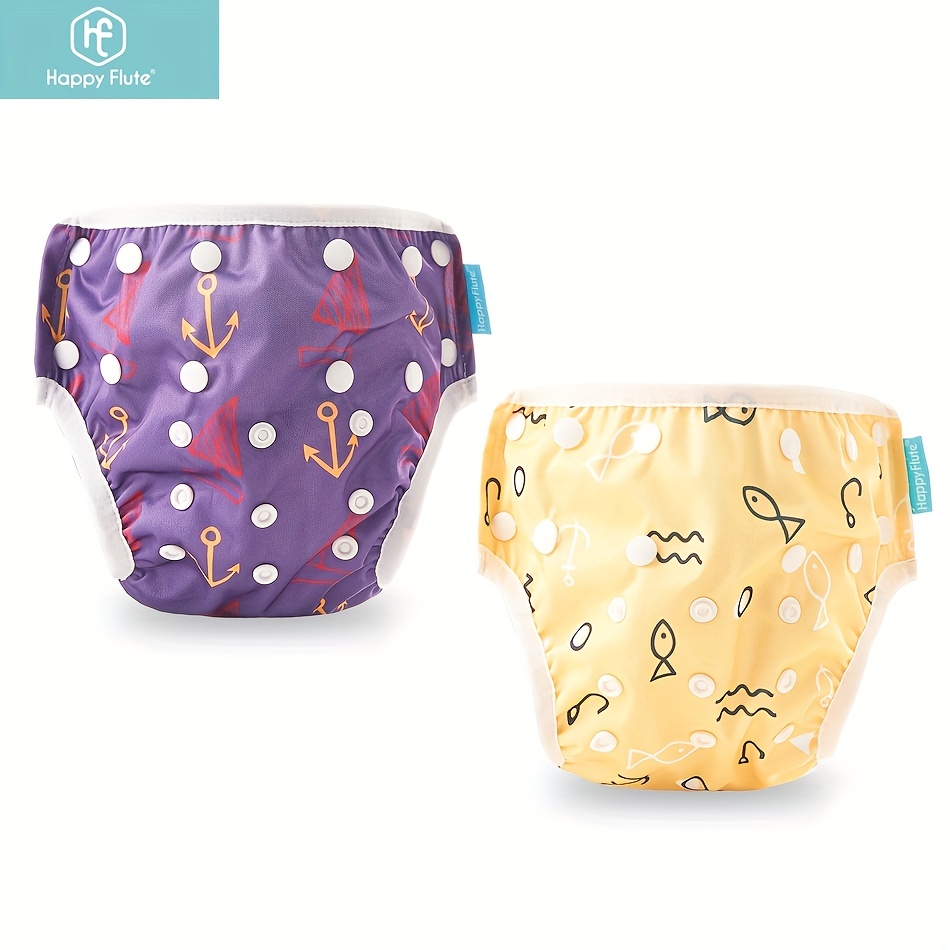 8-layer Pants Baby Diapers Reusable Training Pants Washable Cloth Diapers  Waterproof Pants Nappies With Leak-proof SidePurple / 120 in 2023