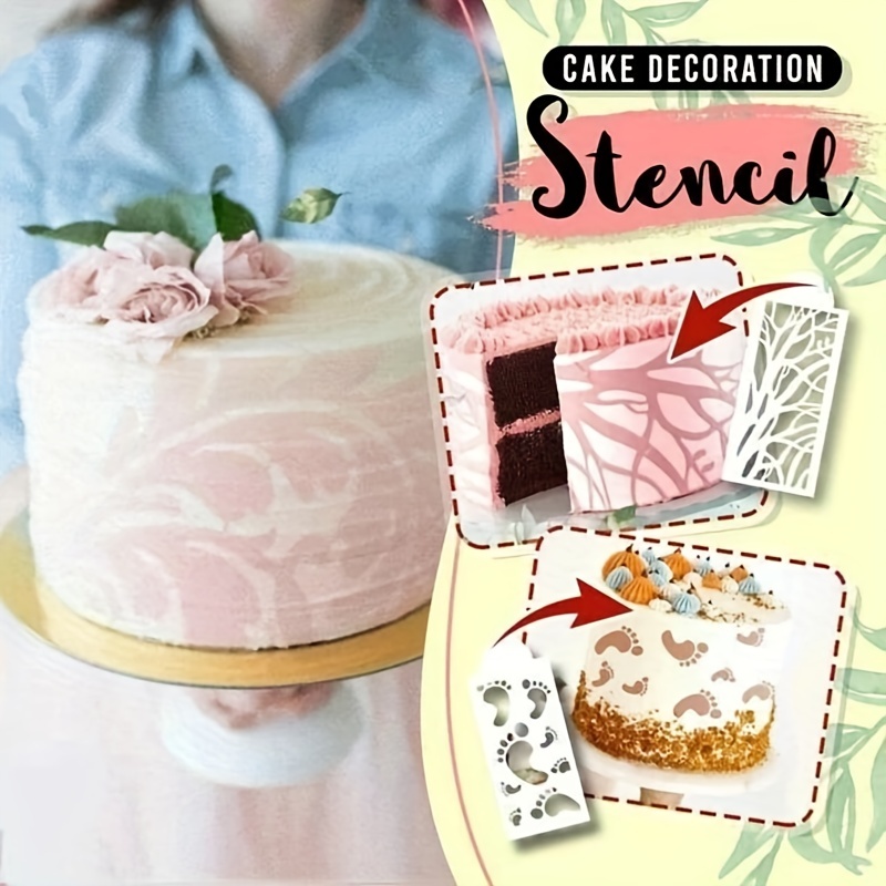 2 Methods To Decorate A Cake With A Stencil