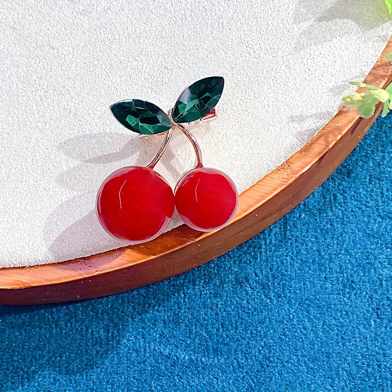 Cherry brooch deals