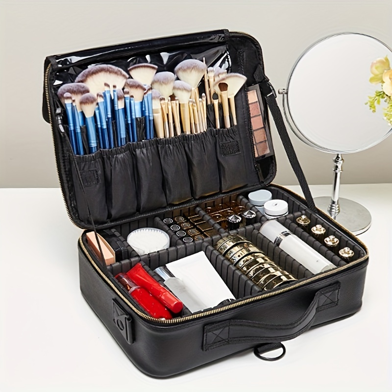  Cosmetic Bag,ROWNYEON Makeup Bag,Portable Makeup