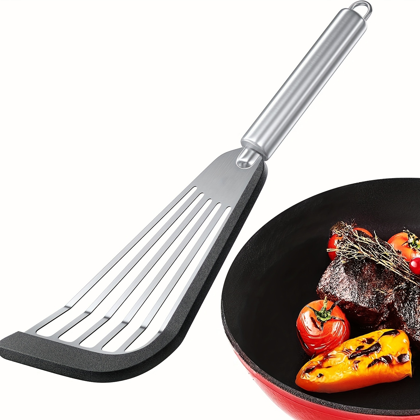 Fish Spatula Stainless Steel Flexible Fish Turner Spatula - Temu