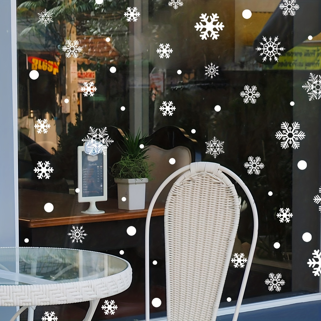 Snowflake Stickers Decoration Waterproof Vinyl Stickers For - Temu