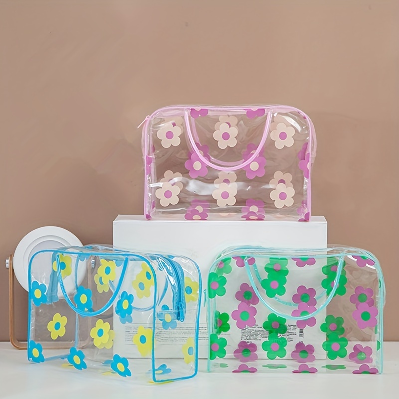 Cute Makeup Bag Small Travel Cosmetic Bags for Women Waterproof Organizer  Purple