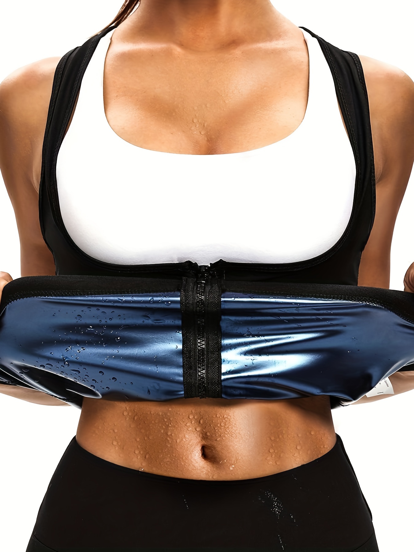 Women's Sweat Sauna Shapewear Vest Tummy Control - Temu