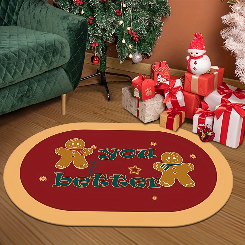 Christmas Decor Christmas Doormats Floor Mats Anti - Temu
