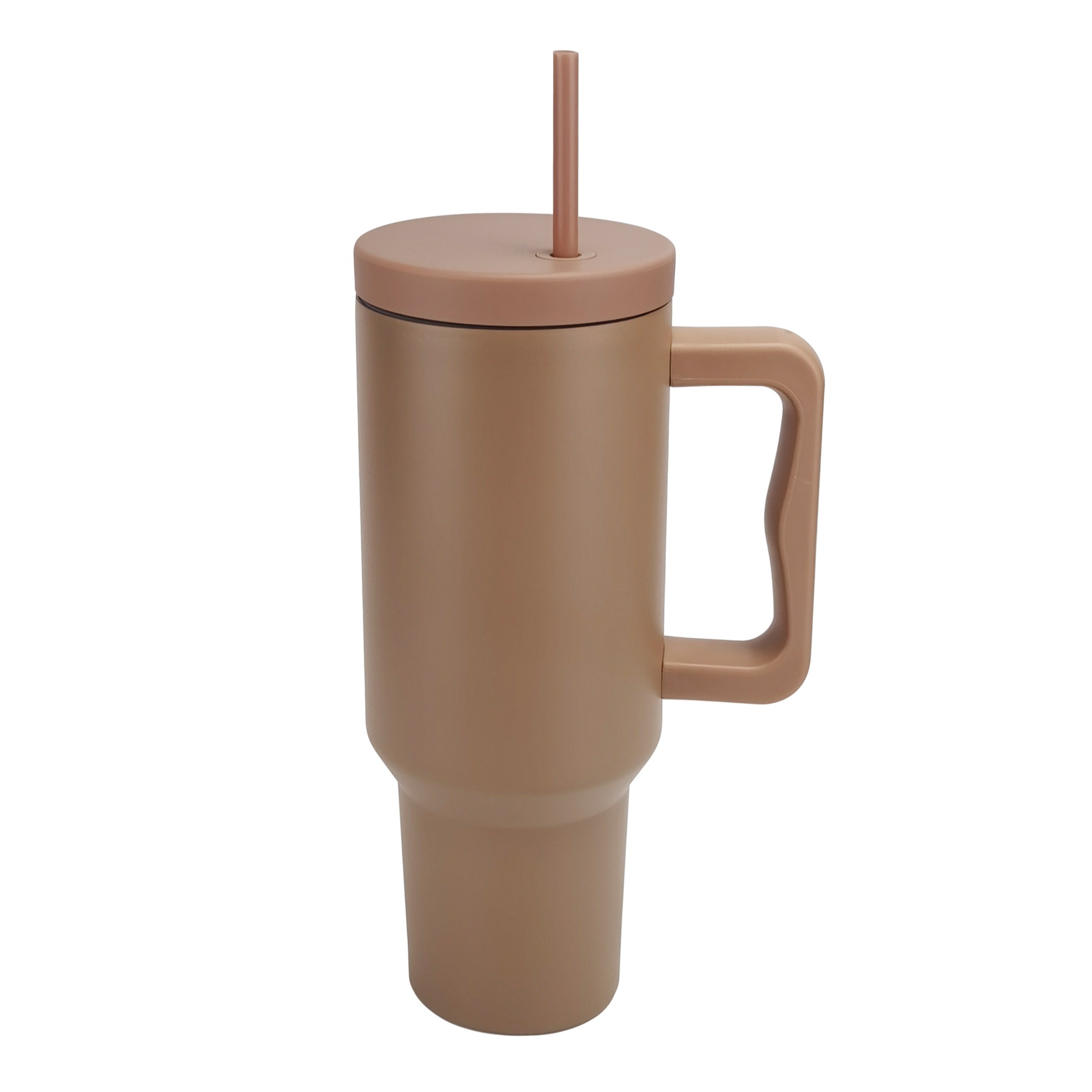 ALAZA 40 Oz Tumbler With Handle - King Kong Red Splash Design, Stainless Steel, Vacuum Insulated, With Straw Lid
