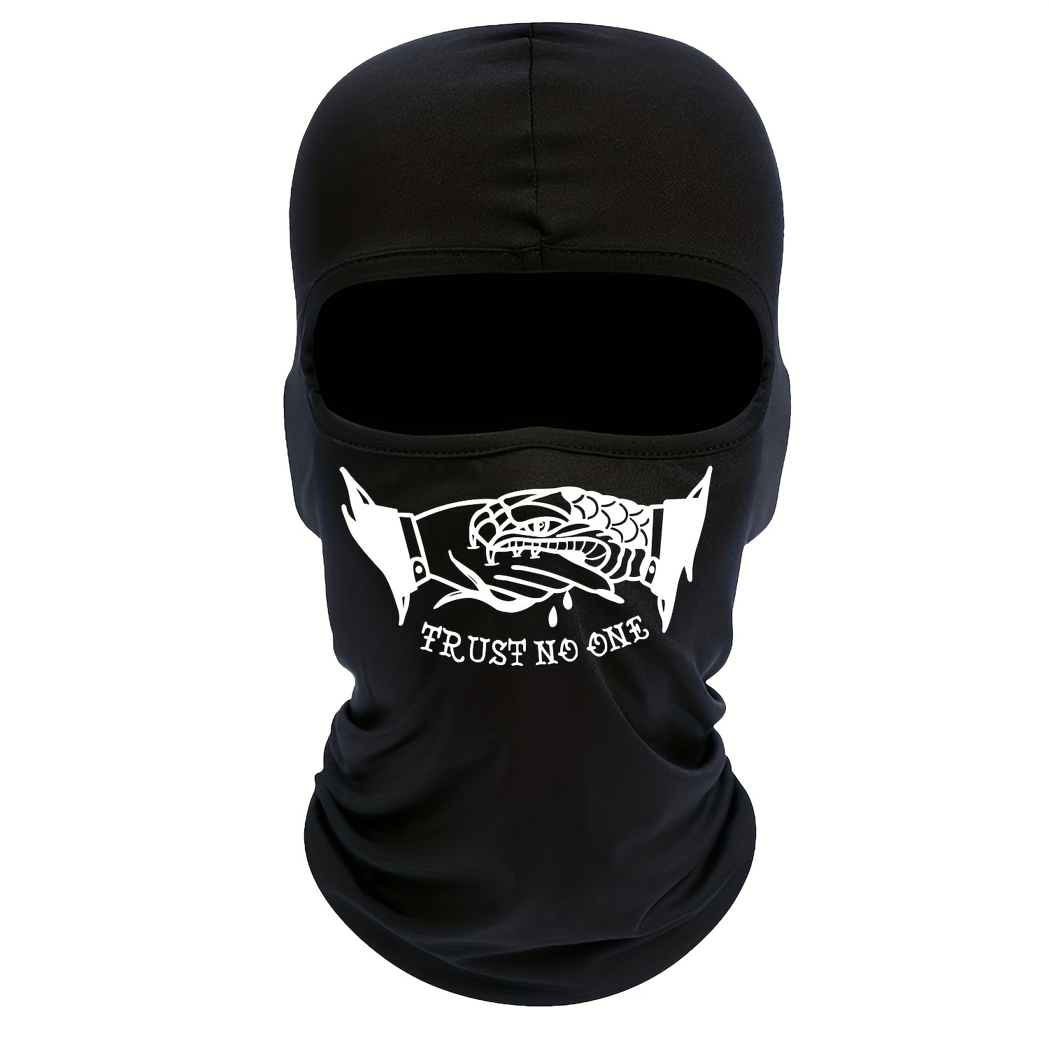 Shake Hands Print Balaclava Solid Ski Mask Windproof Neck Warmer Gaiter