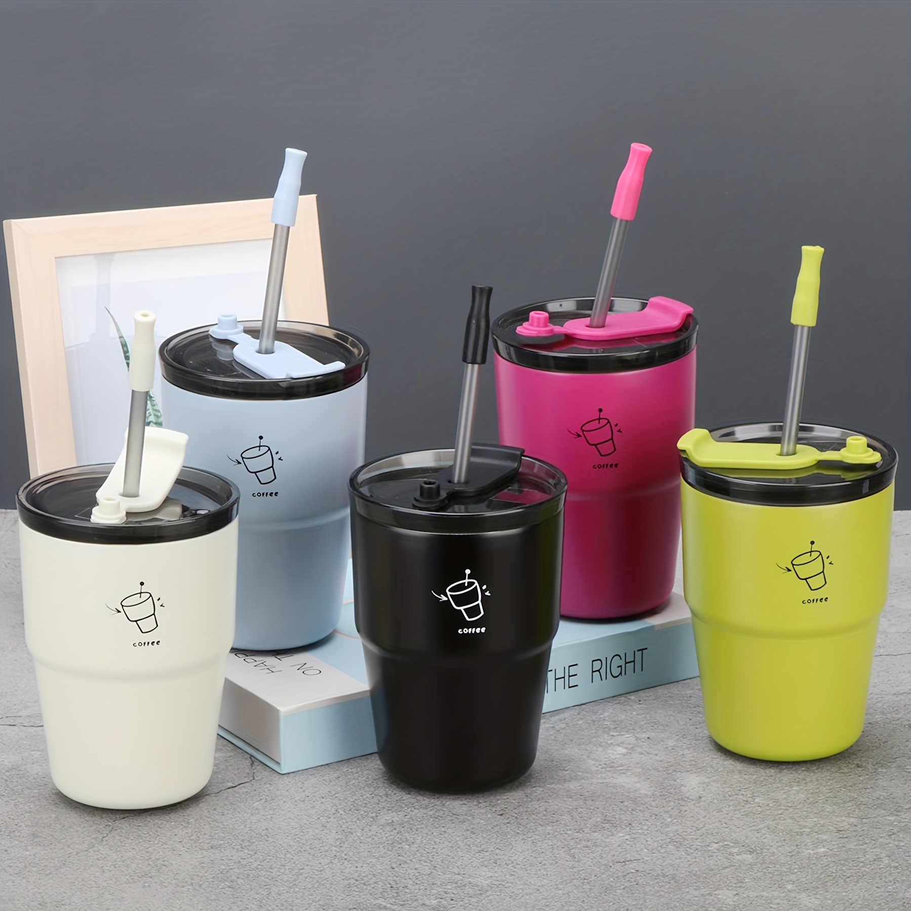 Cute Mini Tumbler Water Cup With Lids Straws Perfect For - Temu