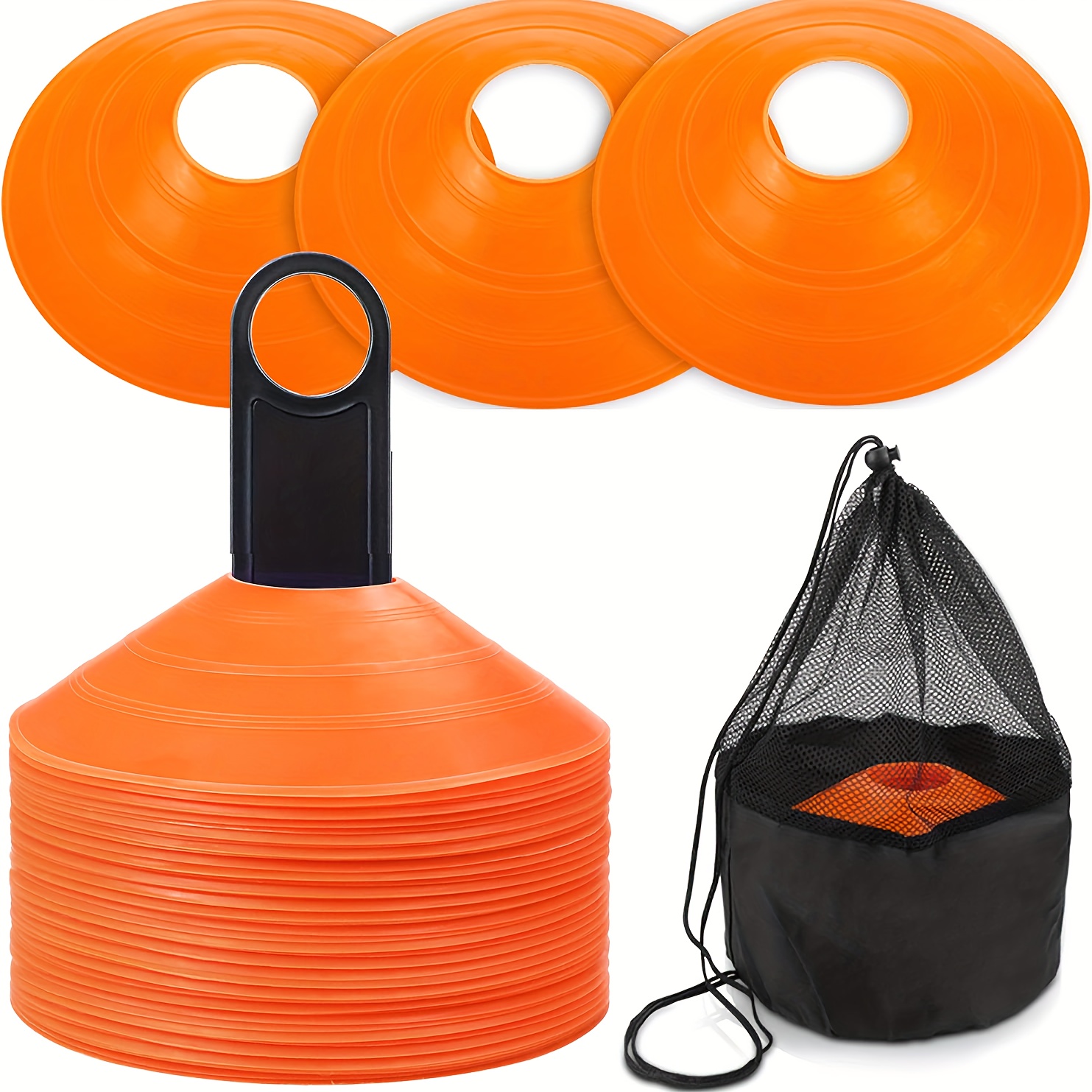 Pro Disc Cones (set Of 50),soccer Cones With Holder,agility