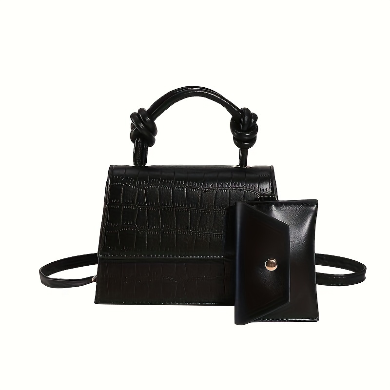 Mini black satchel on sale purse